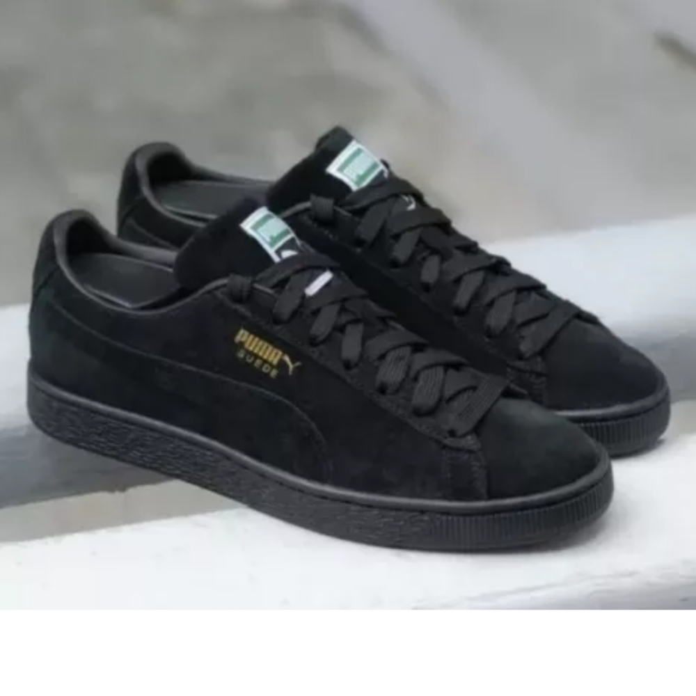 Men PUMA Suede Classic XXL  Men's running training shoes black/gold